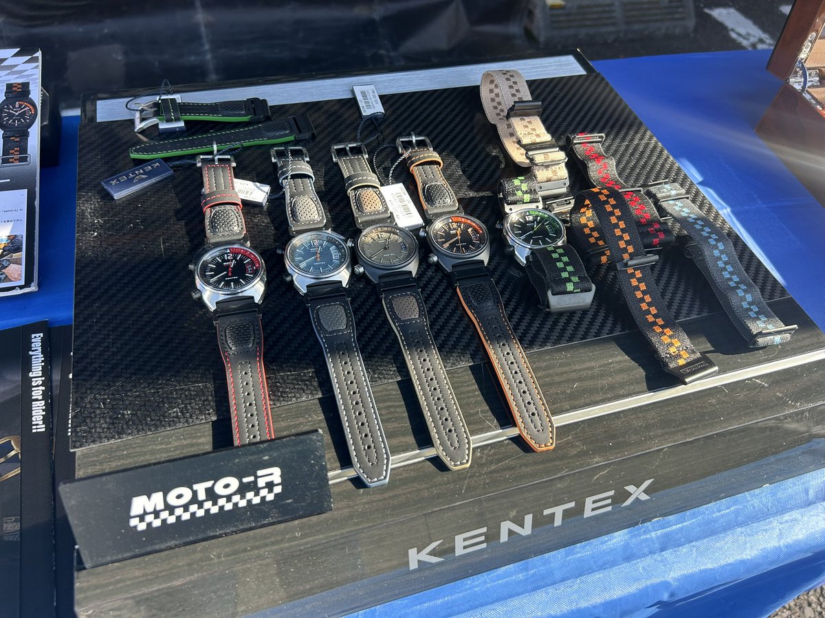 本日は #ライコランド 水戸店さんでの #KENTEX さんのライダー用腕時計
