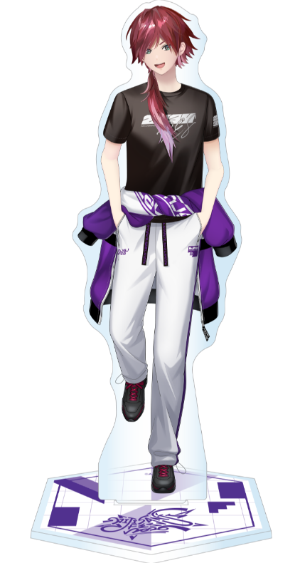 3Dアクスタと缶バッジ