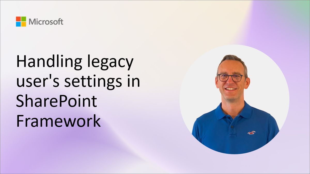 vesajuvonen's tweet image. 💡 Upgrading to the new Entra ID model in SPFx?

@PaoloPial shows how to handle old user settings &amp;amp; keep SPFx apps running smoothly using Microsoft Graph

📺 Watch now → youtu.be/9zcP0-N7YQQ

#SharePoint #MicrosoftGraph #SPFx