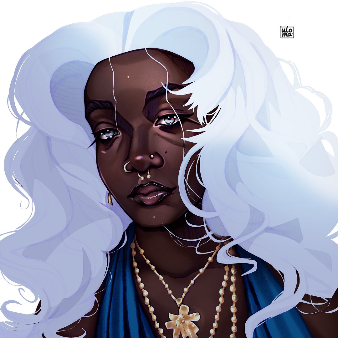 heart_art_ella's tweet image. I love painting black skin 🤎✨