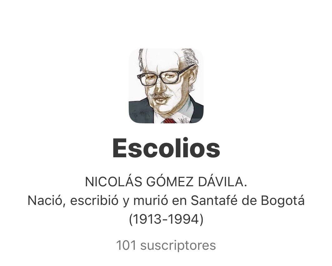 Nicolás Gómez Dávila. #NGD tweet media