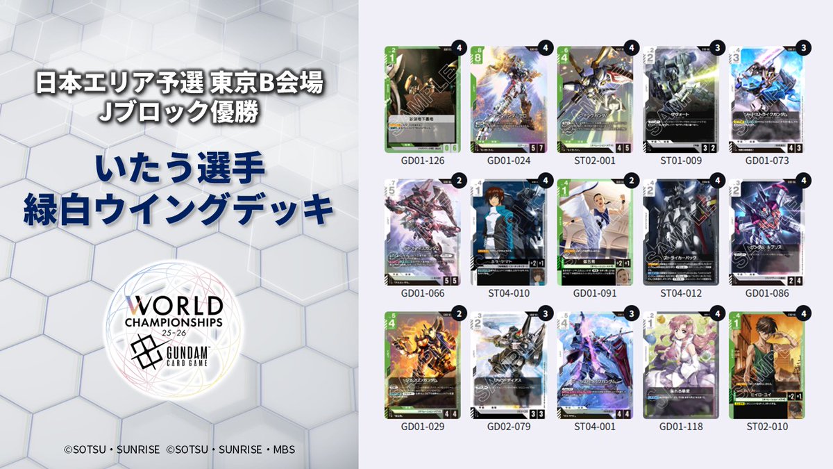 イベント情報】 「WORLD CHAMPIONSHIPS 25-26 日本エリア予選 東京B