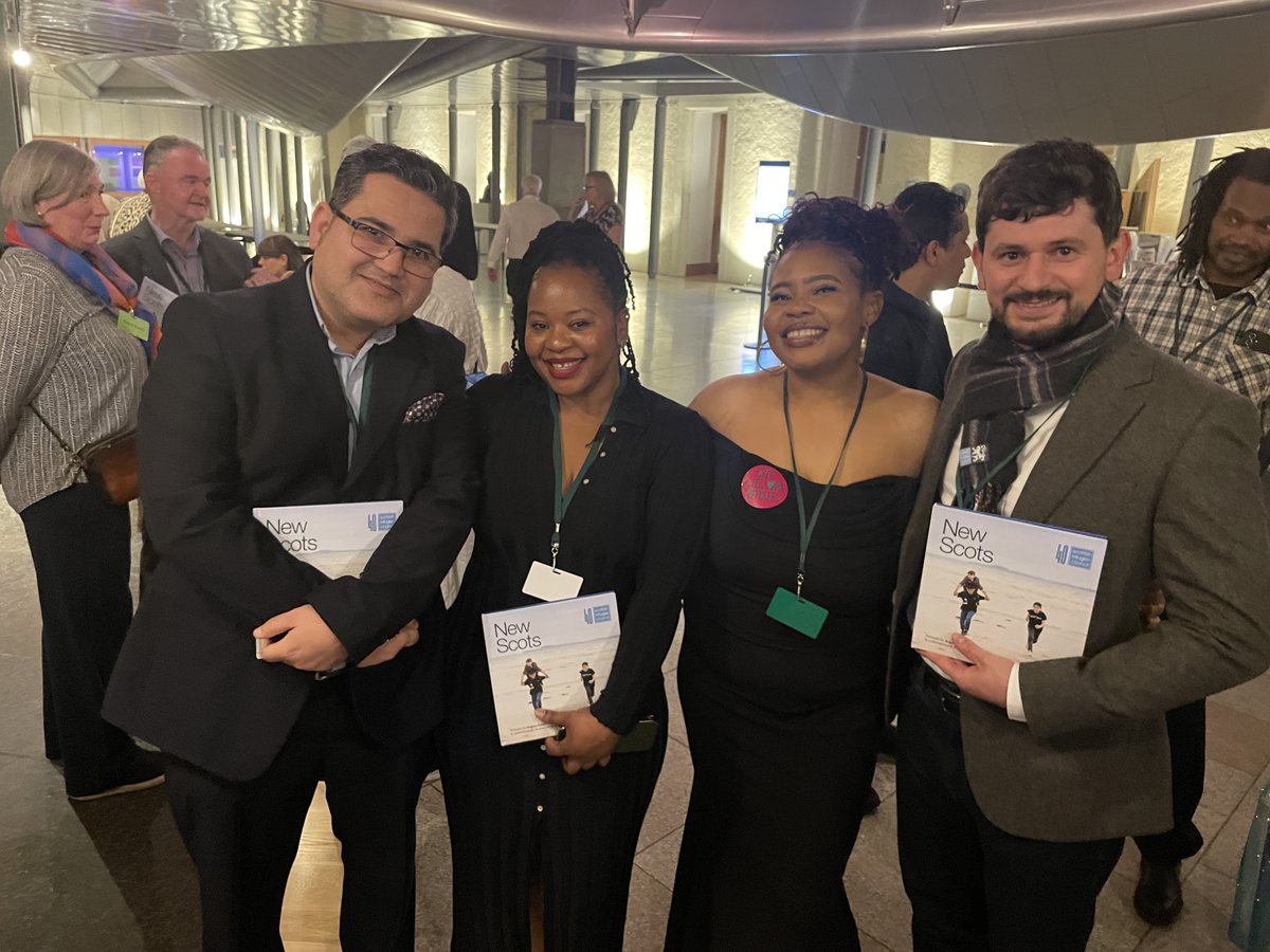 Diakovit's tweet photo. Congratulations to the @scotrefcouncil on its 40th Anniversary! Great Reception @ScotParl on 18 Nov. A powerful reminder of how vital dignity, support, respect are for people seeking safety. Grateful to all colleagues and communities working to make Scotland a welcoming place. https://t.co/ol1OIQe27H