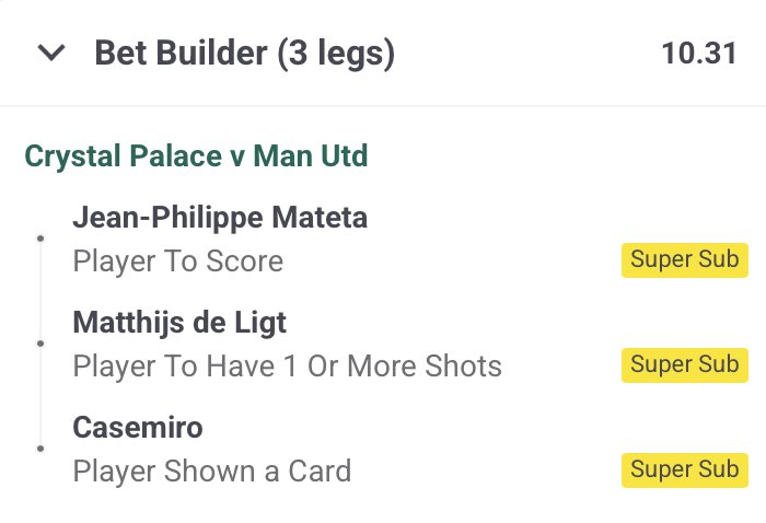 UnChicTip's tweet image. 🏴󠁧󠁢󠁥󠁮󠁧󠁿 #CRYMUN 

🛠 Bet Builder 🛠