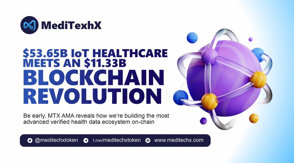 Centralized gym apps profit from your data. @MediTechXinc gives it back to you

Your fitness records are stored on-chain encrypted, transparent, and untouchable

Own your health journey 💪
Invite &amp; earn 👉 t.me/MediTechAirdro…

#MTX #MediTechX #CoinstoreAMA
