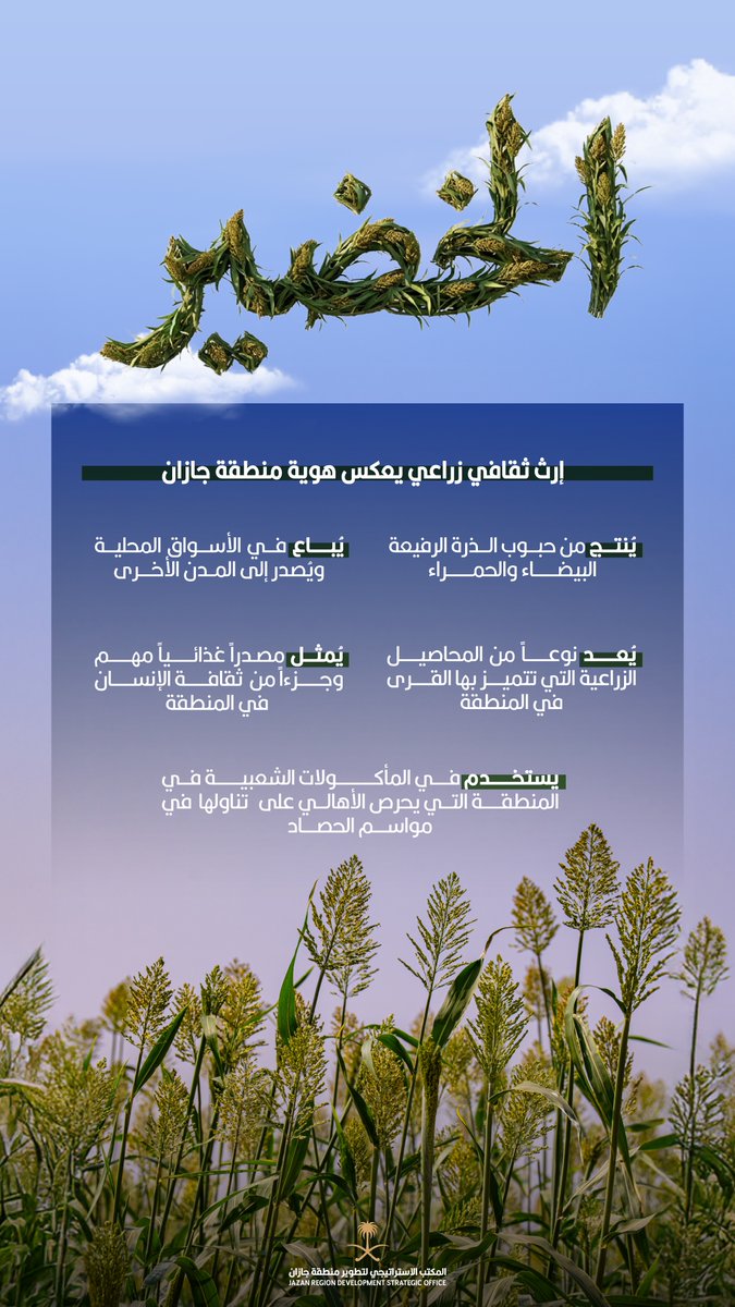 الخضير إرث ثقافي زراعي تتناقله الأجيال يعكس هوية منطقة جازان.

#المكتب_الاستراتيجي_لتطوير_جازان