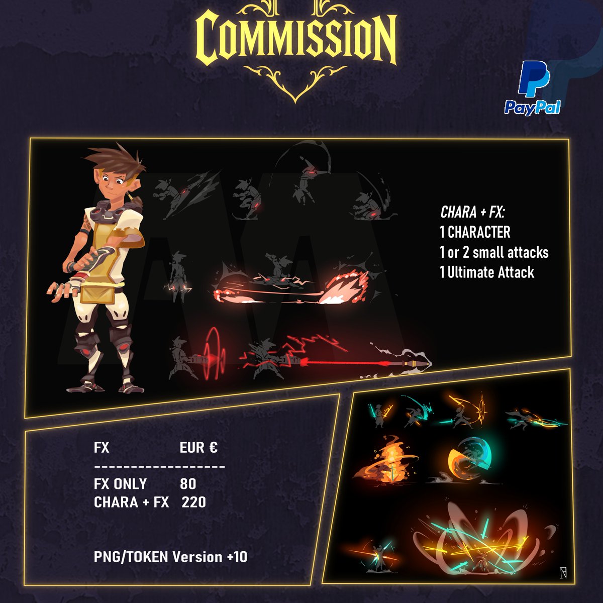 Rikkanakin's tweet photo. 🇬🇧Hello everyone! I'm super excited to introduce my new commission sheet!
🇫🇷Hello tout le monde ! Je suis super  heureuse de vous présenter ma nouvelle feuille de commissions !
#commissionsopen #commissionart #commission #commissions #oc #originalcharacter #dnd #rpg #jdr #fx https://t.co/ZTplgKXoQ6