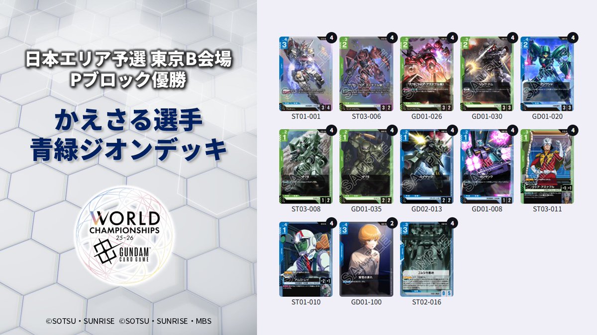 イベント情報】 「WORLD CHAMPIONSHIPS 25-26 日本エリア予選 東京B