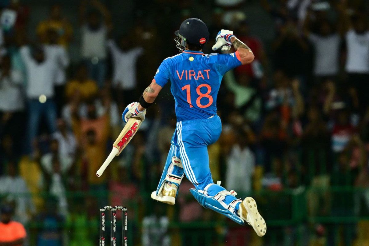 VIRAT KOHLI AT RANCHI IN ODIs:

- 77*(79).
- 139*(126).
- 45(51).
- 123(95).
- 135(120).

King Kohli, The GOAT. 🐐