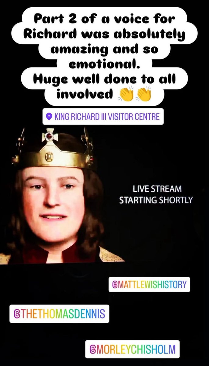 TheThomasDennis's tweet photo. Wonderful day yesterday @KRIIICentre surreal to launch Richard III’s prayer where he was found! #RichardIII #Leicester https://t.co/nBM3mQ53ZZ