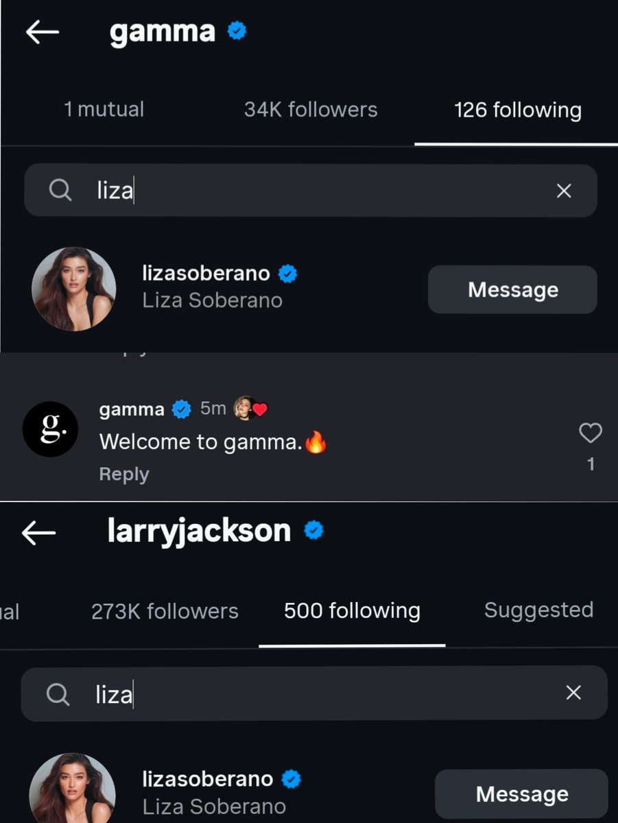 nyahahahah02's tweet image. Liza Soberano is now being welcomed into gamma, a US music company whose current roster includes Mariah Carey and Usher

Larry Jackson, gamma’s founder and a former executive at Interscope Records and Apple, has also followed Liza Soberano

Something is cooking 👩‍🍳🍳