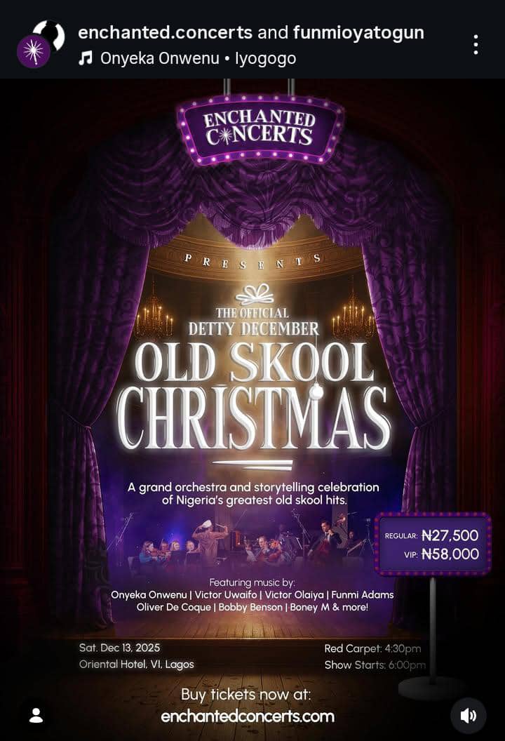 AnyRev's tweet photo. 7. Ha Melek
7th December 
Daystar Christian Centre

8. Remote workfest
11th December 
Landmark Event Centre, lagos

9. The outside
13th December 
UG sports stadium

10. Old skool Christmas 
Enchanted concerts
Dec 13 https://t.co/yoHG0klq7R