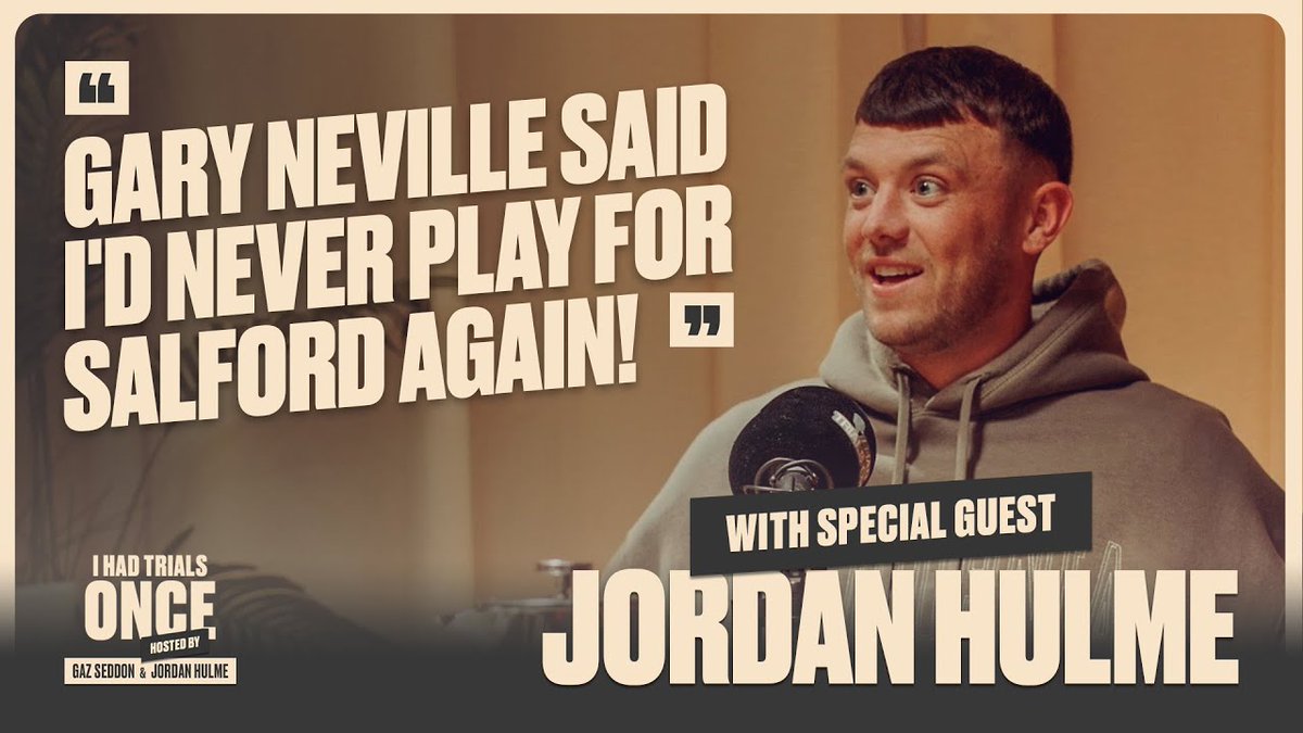 IHadTrialsOnce's tweet image. It's too good not to share with everyone... 🤣

👶 Peaking at 5 years old
👋 Getting released by Salford
🤝 Working with Jonno &amp;amp; Bern

Were making our Jordan Hulme special episode FREE on YouTube tomorrow!