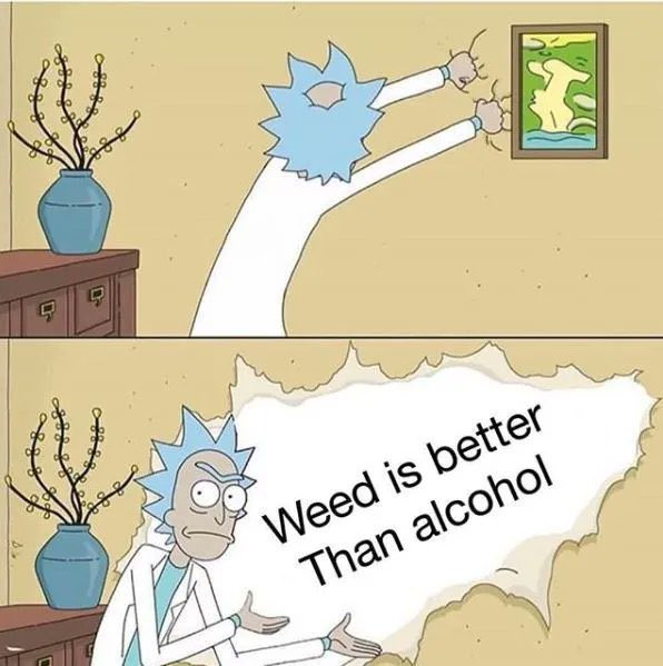 Weed > Alcohol 💯