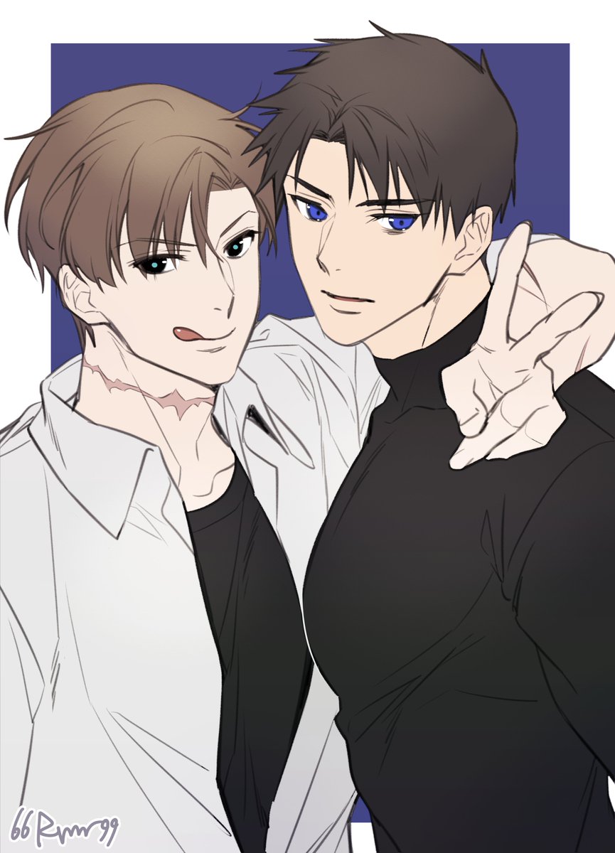 표지 그리다가 구도가 너무 식상해서 재활용_(:ㅁ_
#괴담출근 #최륮 #요원재관