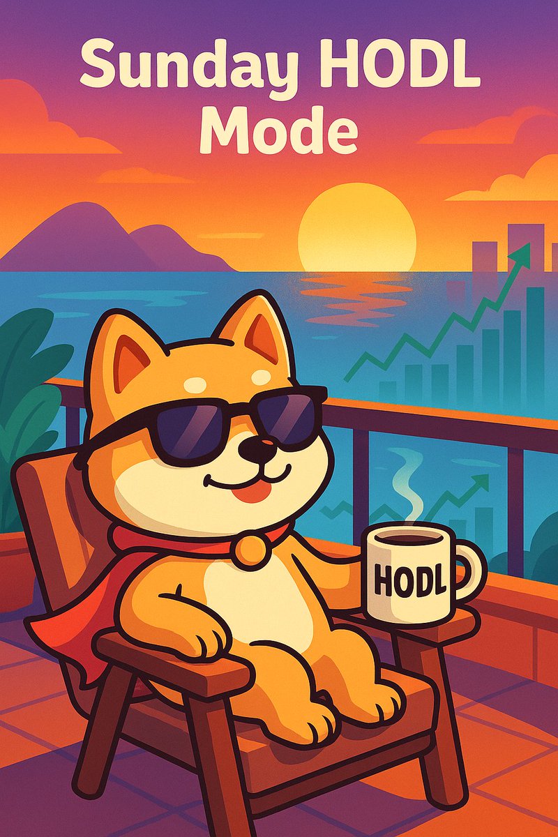 ioLostInSpace's tweet photo. πΆβοΈ Sunday mood:
coffee, relaxation... and BabyBonk watching the ecosystem grow.
@BullNBearApp is approaching π
And us? Don't worry.
Because when you build well... you can enjoy Sunday π
#BabyBonk #BullNBear #sundayvibes https://t.co/SkBj6nIipW