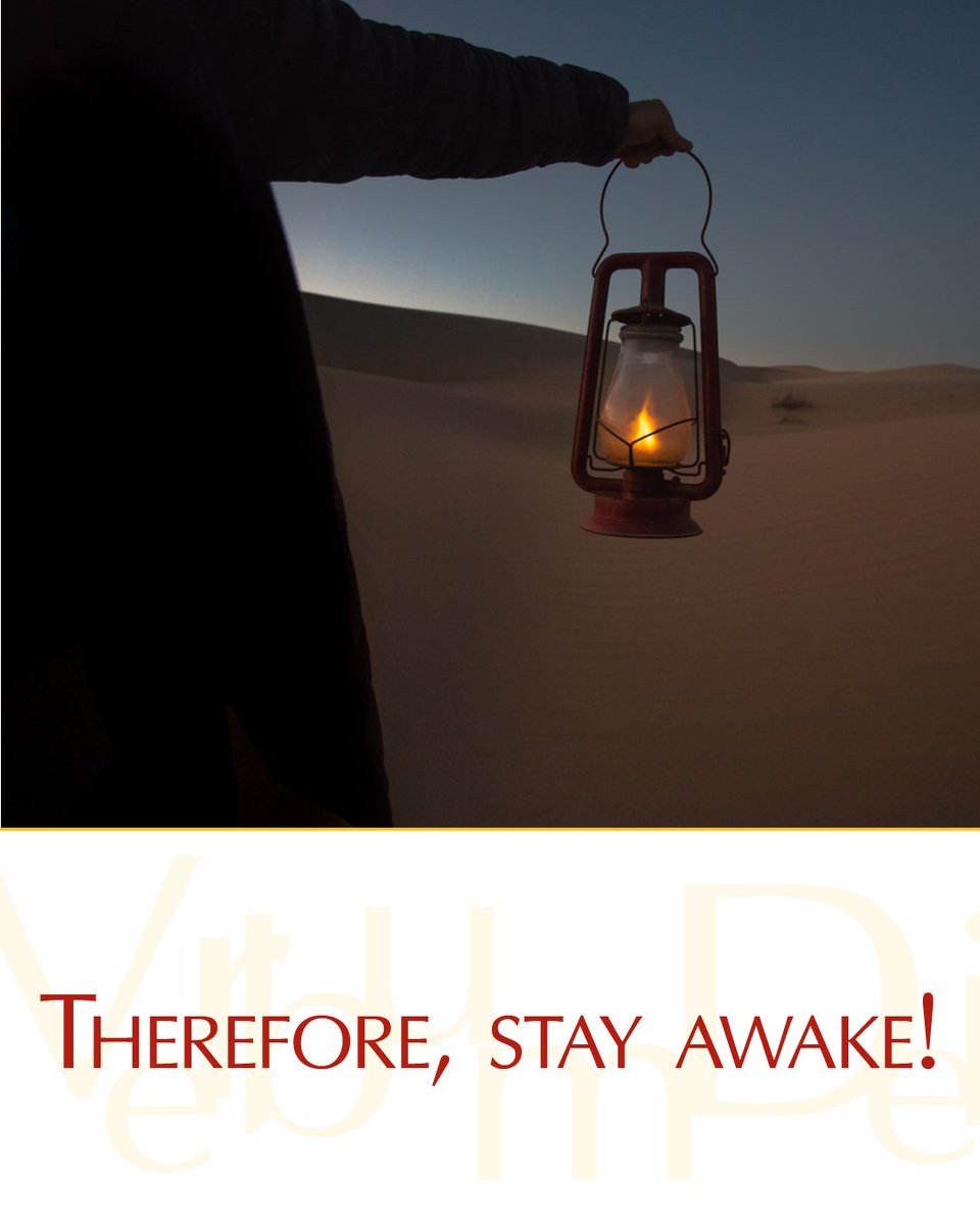 VaticanNews's tweet photo. Gospel of the Day (Matthew 24,37-44)

"Two men will be out in the field; one will be taken, and one will be left. Two women will be grinding at the mill; one will be taken, and one will be left. Therefore, stay awake! For you do not know on which day your Lord will come."

https://t.co/tAE45rBhrt