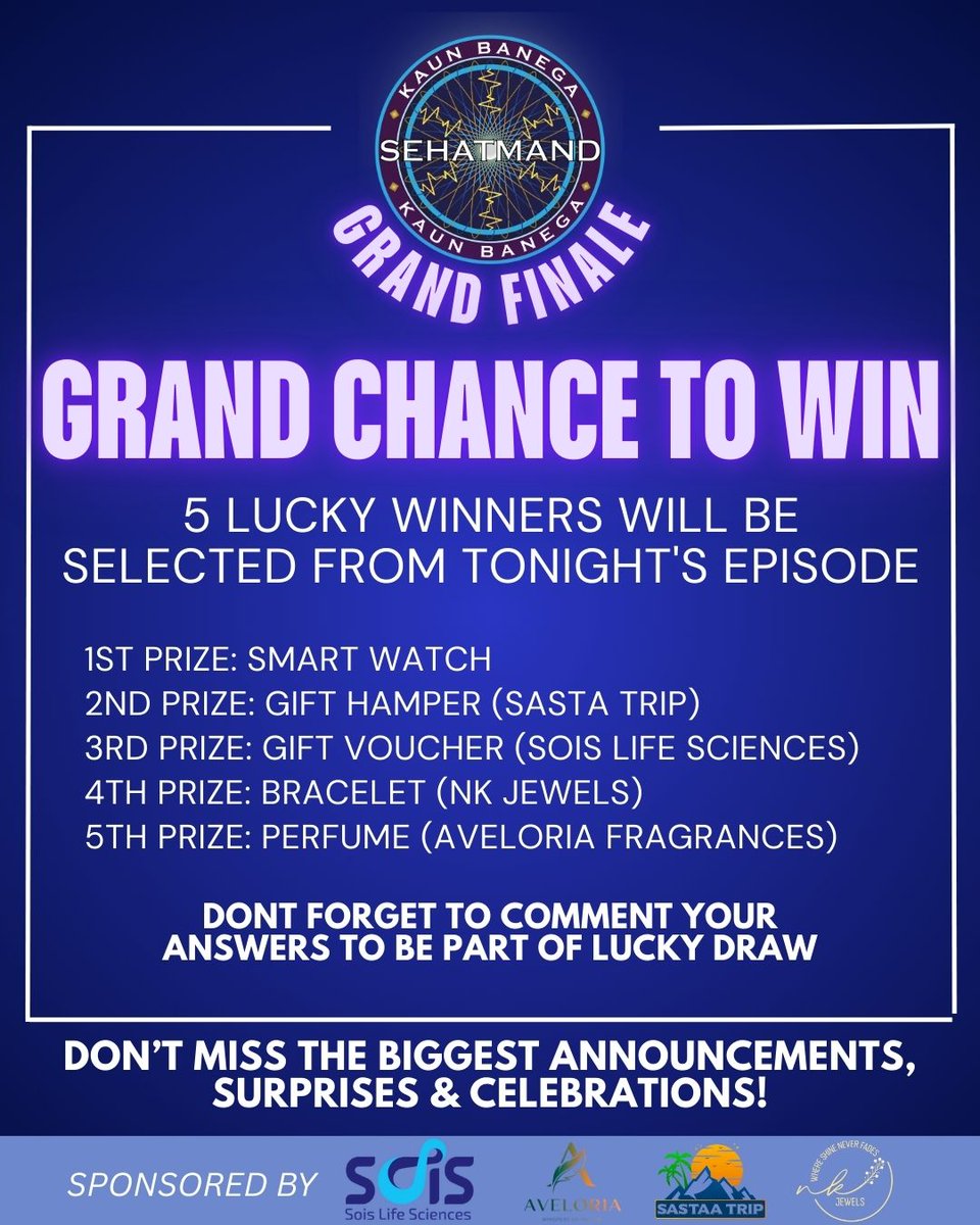 themhm2018's tweet photo. Don't miss tonight's episode
5 lucky winners will be selected
Watch, Comment and Win

Inform your friends ans Family Members to participate and be part of this mission ❤️

DONT MISS OUT THE GRAND CHANCE TO WIN https://t.co/bttvun1OHB