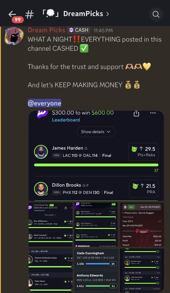 💰$100 for 2 PEOPLE WHO LIKES 💛 
and Repost 🔂!! 

WE JUST CASHED✅ EVERY SINGLE SLIP POSTED TD‼️ 
100% 🎯 Hit Rate in the ⚠️VIP GROUP ⚠️

🚨And now you got the chance to JOIN w/ 50% OFF 🏷️
👇🏼👇🏼👇🏼👇🏼👇🏼👇🏼👇🏼
dubclub.win/af/afl-rkmts/