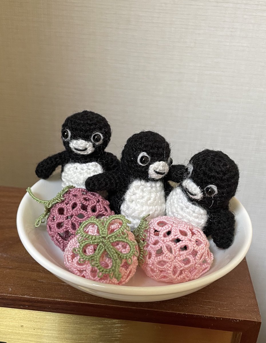 3号も出来上がりました😆 時間が掛かってしまった💦 お腹の白い所を