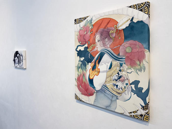 絵画 su 朱華 11/29〜12/10『冬の華Ⅲ』12/01〜13『素敵な現代水彩画展