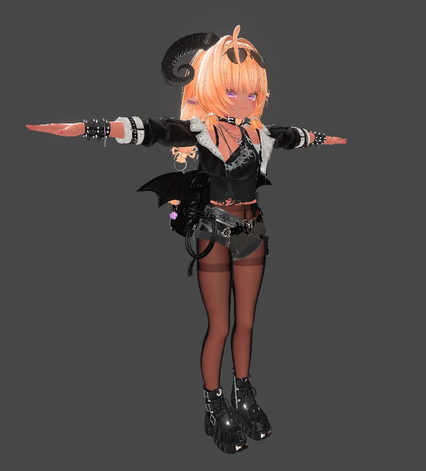 GitariVRC's tweet image. 褐色肌の山羊ちゃん