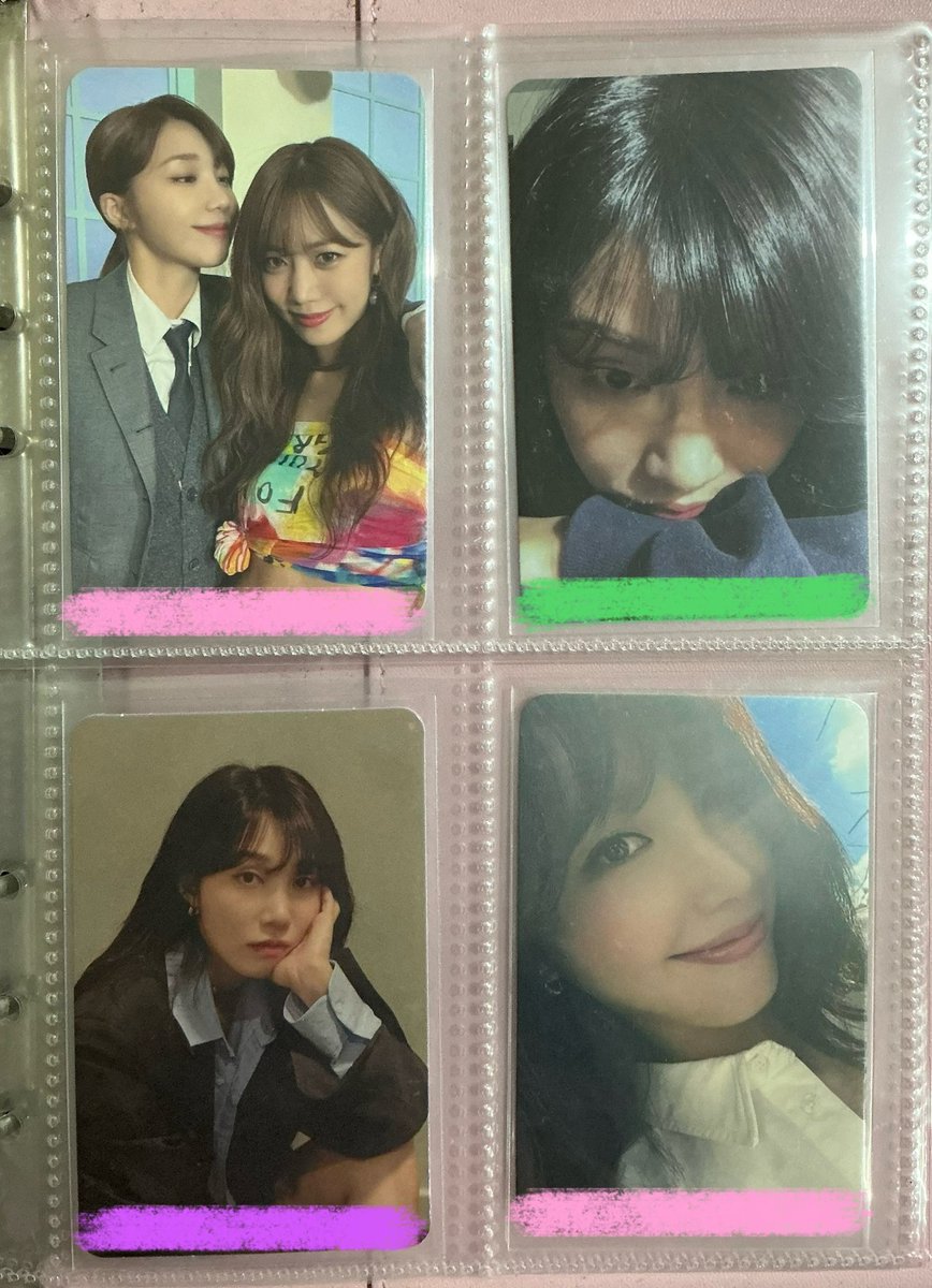 meungbudols's tweet photo. [DECLUTTERING SALE]

apink photocards

❤️ 50
💜 100
💚 150
💛 200
🩵 250
🩷 300

prices are negotiable !! ☺️ can give discounts 😘

🏷️ wts lf ph help rt chorong bomi eunji naeun namjoo hayoung chobom album pc photocard pob sg season's greetings https://t.co/bAKr4Wnarl