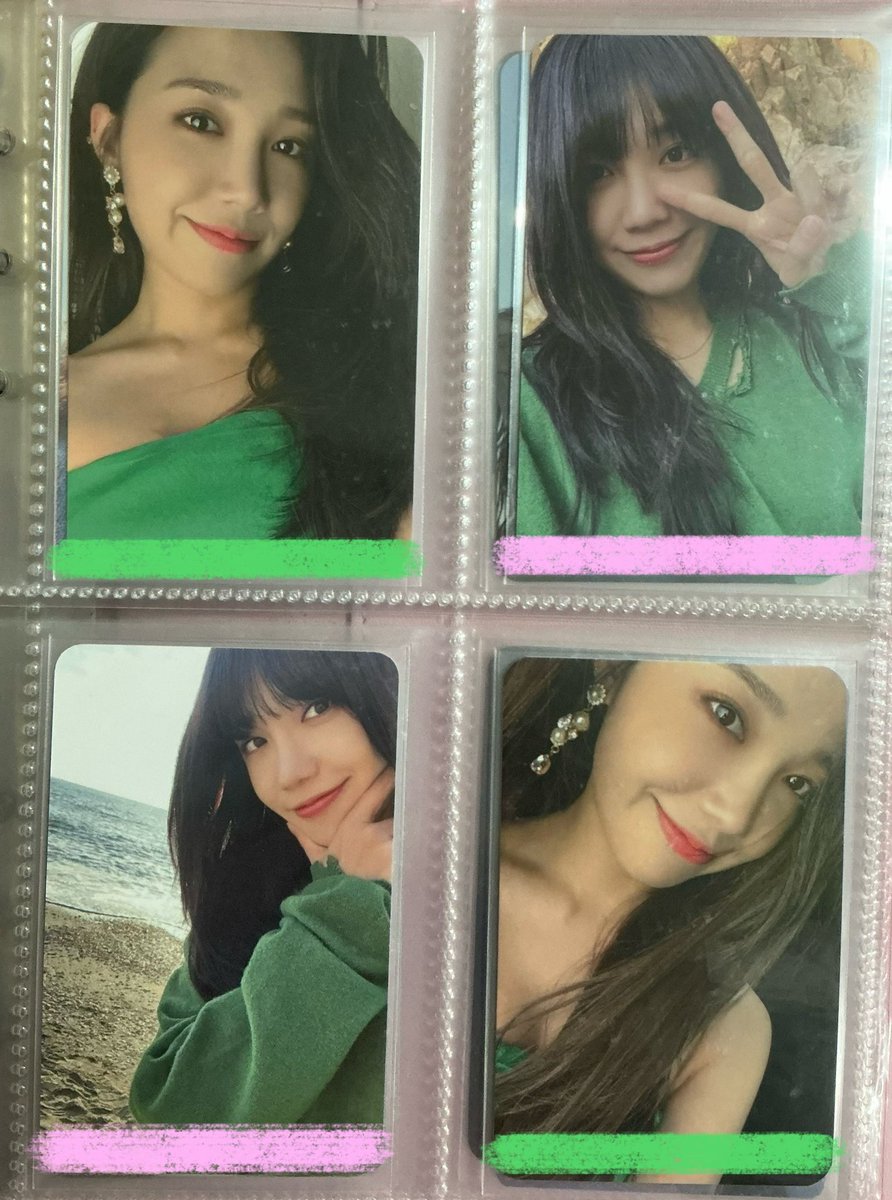 meungbudols's tweet photo. [DECLUTTERING SALE]

apink photocards

❤️ 50
💜 100
💚 150
💛 200
🩵 250
🩷 300

prices are negotiable !! ☺️ can give discounts 😘

🏷️ wts lf ph help rt chorong bomi eunji naeun namjoo hayoung chobom album pc photocard pob sg season's greetings https://t.co/bAKr4Wnarl