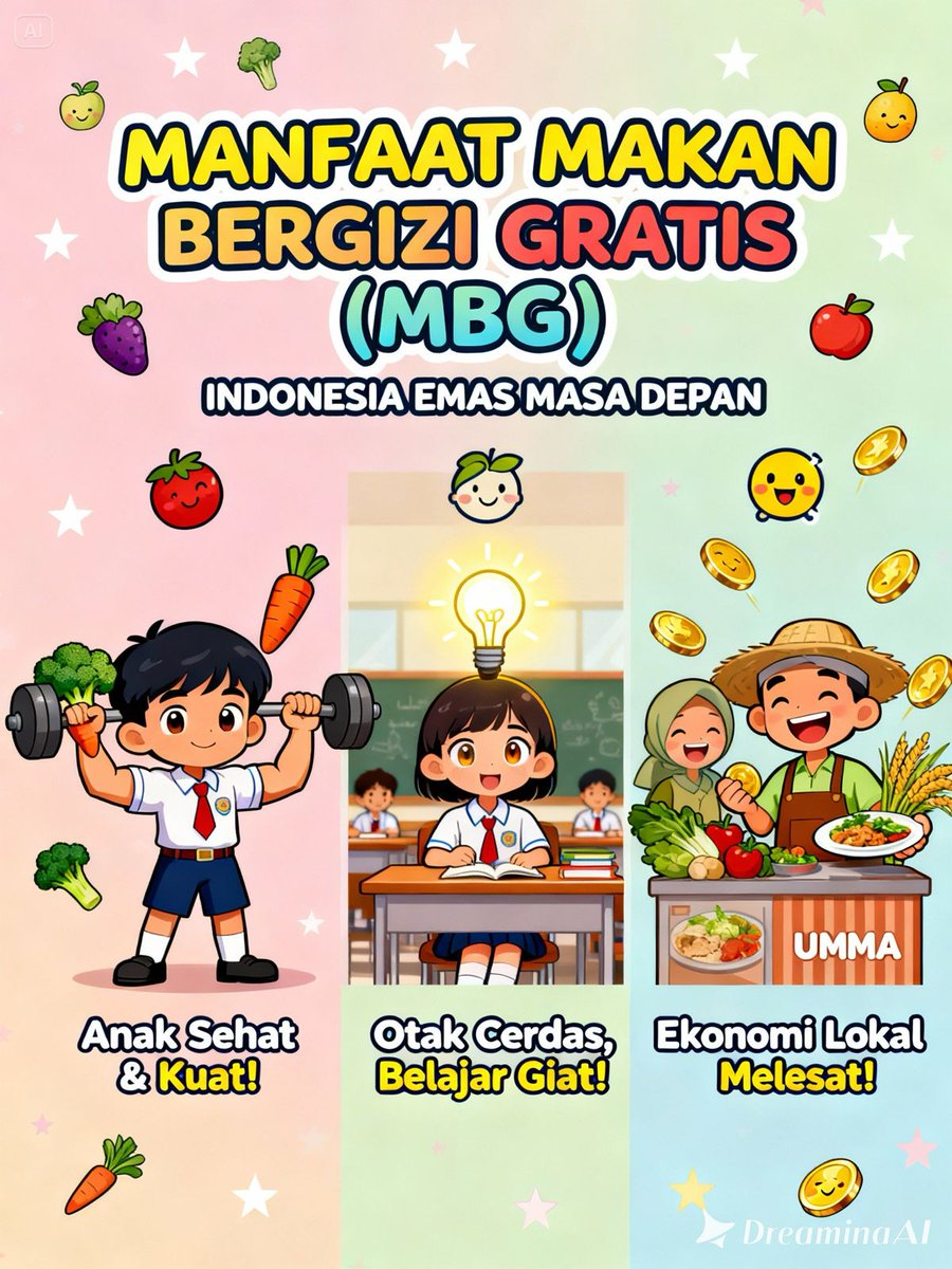 kelly808's tweet photo. MBG datang, perut senang. Me: Auto happy pas dengar anak-anak gak perlu top up gizi lagi. 🤣 #MBG https://t.co/KgKwKjdfx5