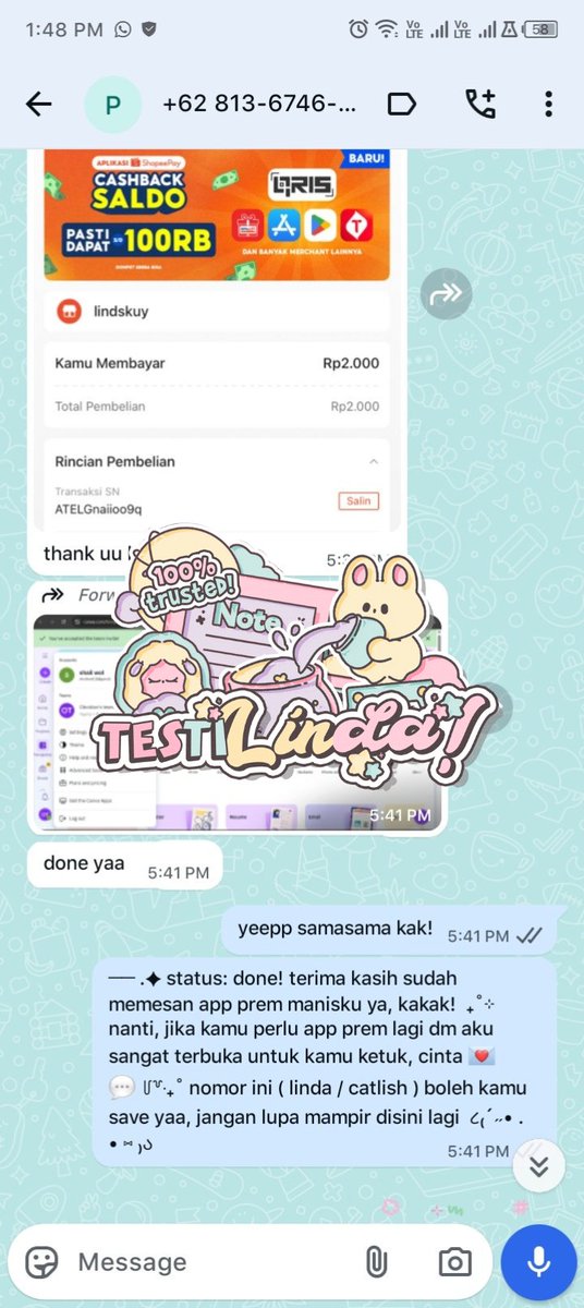 kasiboos's tweet image. ⠀
⠀⠀⠀⠀⠀⠀𓂃 ۫ . ⟡ 𓈒 💌 ꒰‌ linda’s testi ꒱ ‹3
⠀