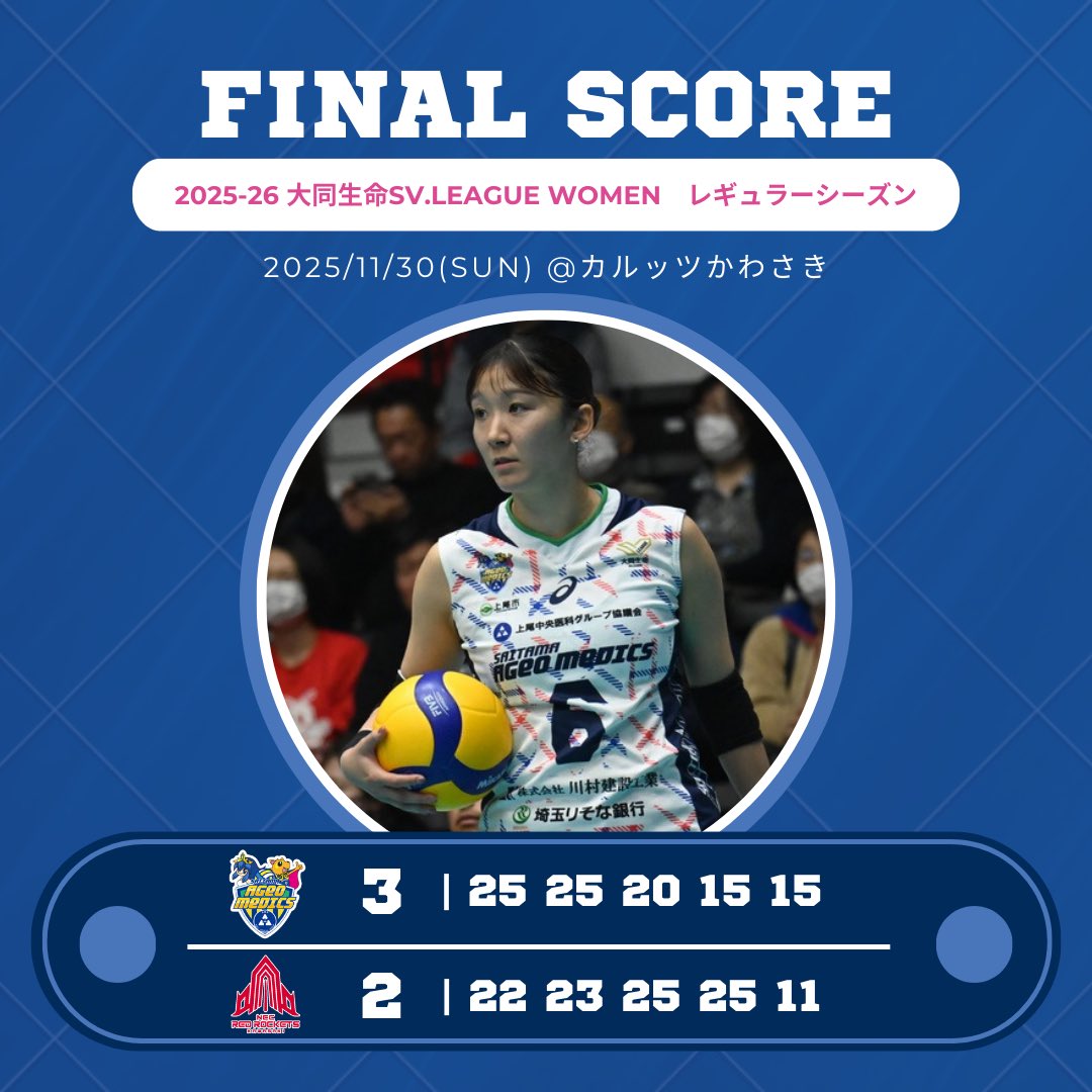 埼玉上尾メディックス tweet media