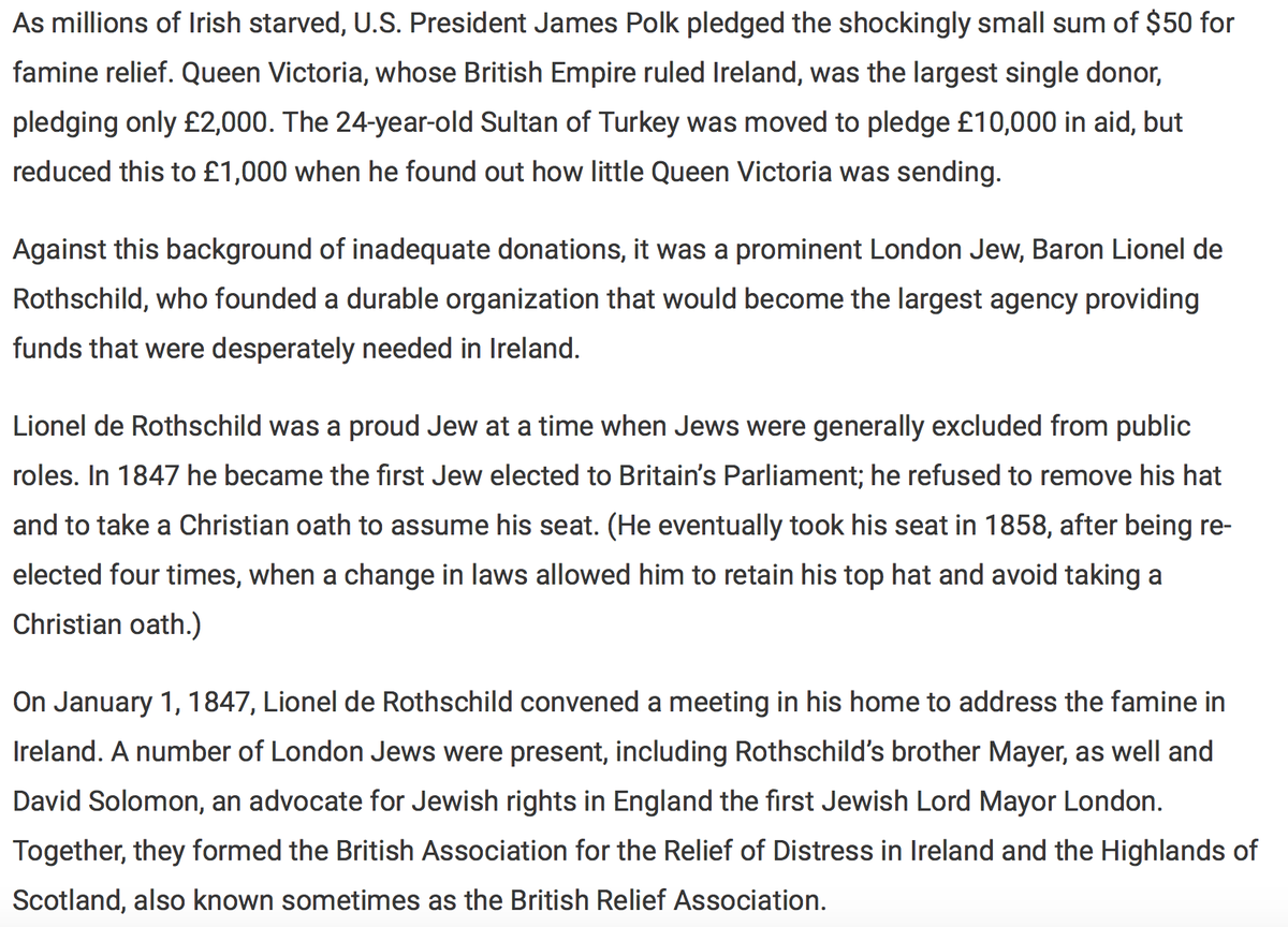 Gurujuish's tweet photo. @alexandratali25 1: Jewish history in Ireland tracks to early 18thC.
2: We're older than a pint of Guinness itself &amp; wait as patiently (nb: for Moshiach). 
3: Funds raised by Jewish philanthropists during the potato famine surpassed those by all of English-Irish aristocracy inc Queen Victoria. https://t.co/4htbEnJ8FP