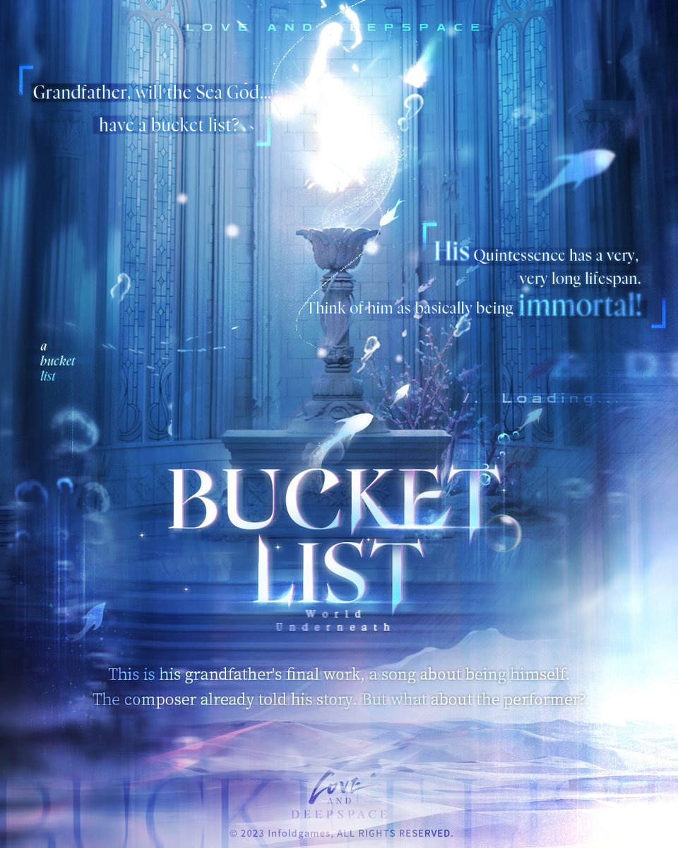 fshbride's tweet image. The correlation between Bucket List and Siren Song should be discussed more. 

This Anecdote and WU both correlates to Rafayel&apos;s  loneliness, that his story is a &quot;One Man Show&quot; and the WU is titled 52Hz bcs its a frequency from the &quot;world&apos;s loneliest whale&quot;. #Rafayel