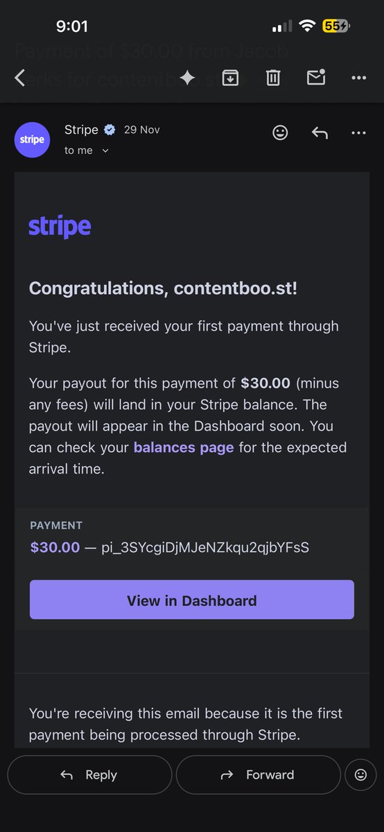 I got my FIRST payment yesterday! 🔥Finally made something people want to pay for!

Took me:

847 Tweets
182 Days
3 products!! 

DON’T STOP, keep shipping! Keep believing! 🚀