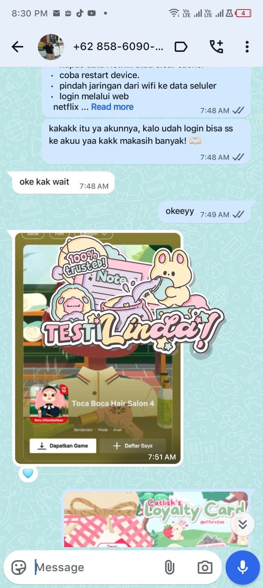 kasiboos's tweet image. ⠀
⠀⠀⠀⠀⠀⠀𓂃 ۫ . ⟡ 𓈒 💌 ꒰‌ linda’s testi ꒱ ‹3
⠀