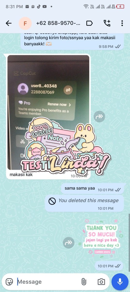 kasiboos's tweet image. ⠀
⠀⠀⠀⠀⠀⠀𓂃 ۫ . ⟡ 𓈒 💌 ꒰‌ linda’s testi ꒱ ‹3
⠀