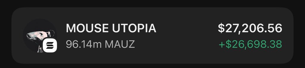 LewisDasso's tweet photo. $MAUZ is making waves printing massive profits on my Alpha telegram channel 🏆🏆

Fams are celebrating as usual 

Ca: 62m64njSeoxmppqhJkb7hAK87jcXy3kK1ygzcxaqpump https://t.co/7OW9qhS3rs