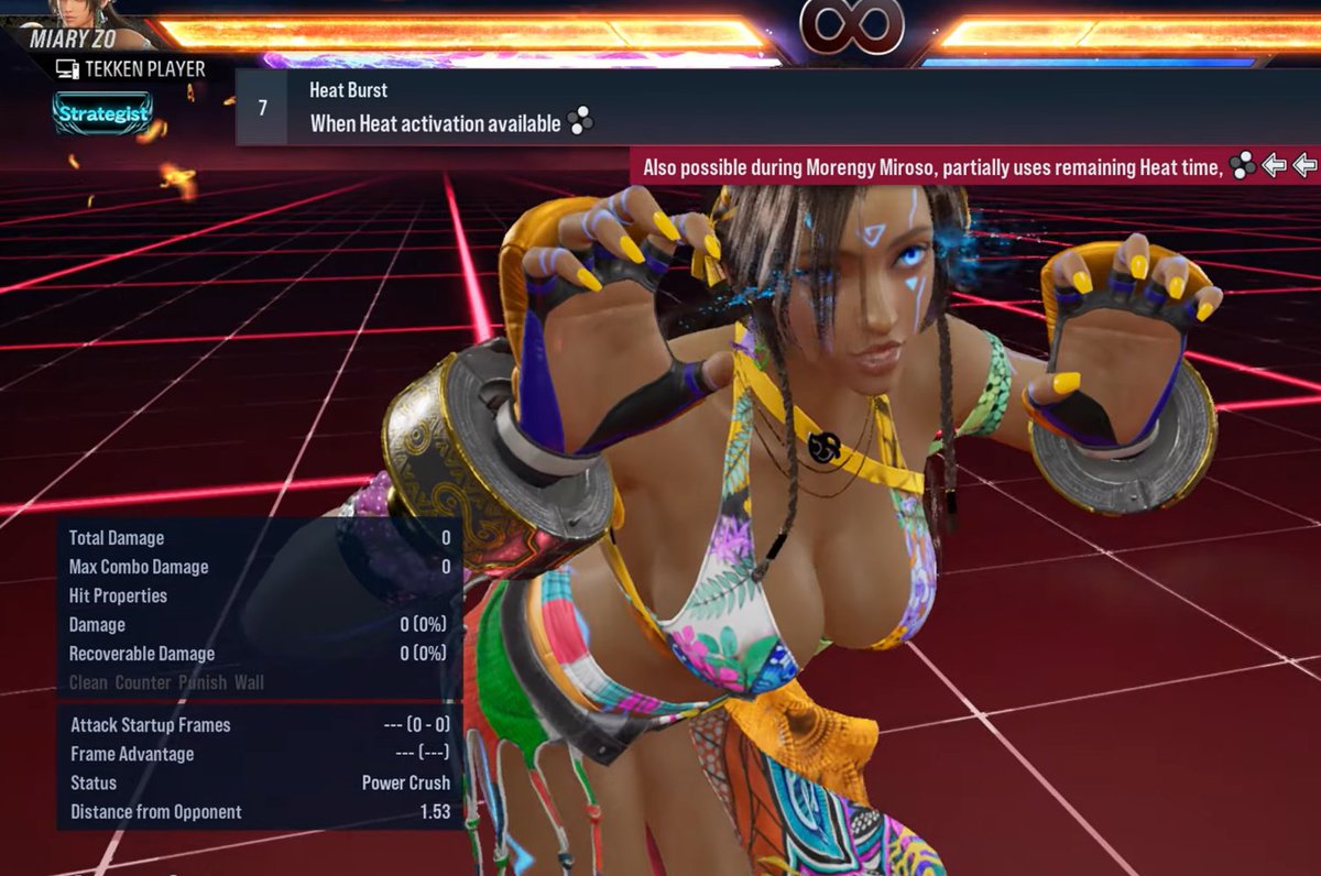 Shoutout the tekken devs for Miary Zo. Shit I'm boutta be labbin replays but not to learn tekken 🔥