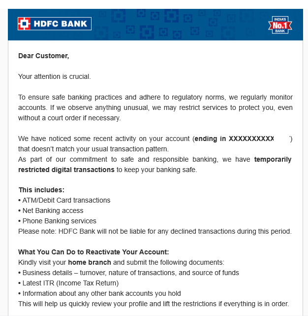 anonlarper75's tweet photo. . @HDFC_Bank @HDFCBank_Cares this is illegal
just because theres some lien amount on my account doesnt mean you can freeze the whole account. I have spoken to my lawyer https://t.co/9xpgnpr0zR