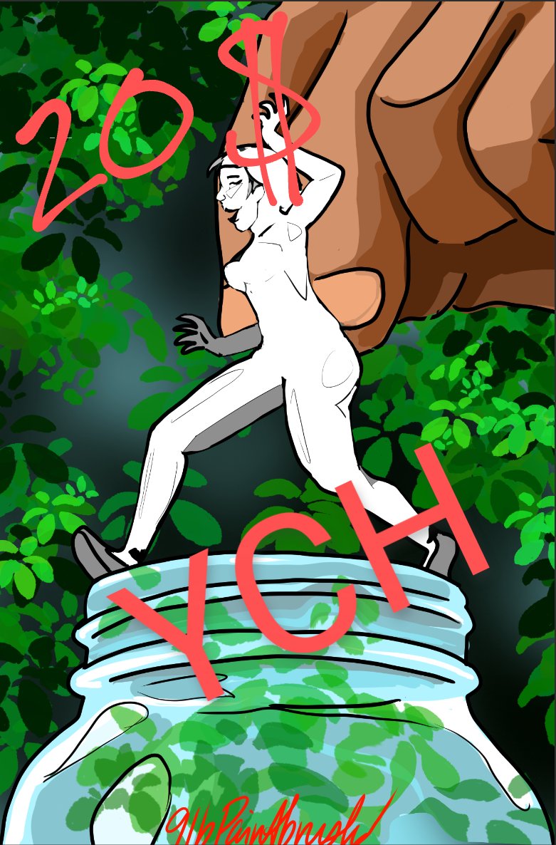 Quick! Put your cutie in a jar for a great christmas gift! vgen.co/9lbPaintbrush

#VGenOpen #vgenartist #studioghibli #commissionopen #giftideas