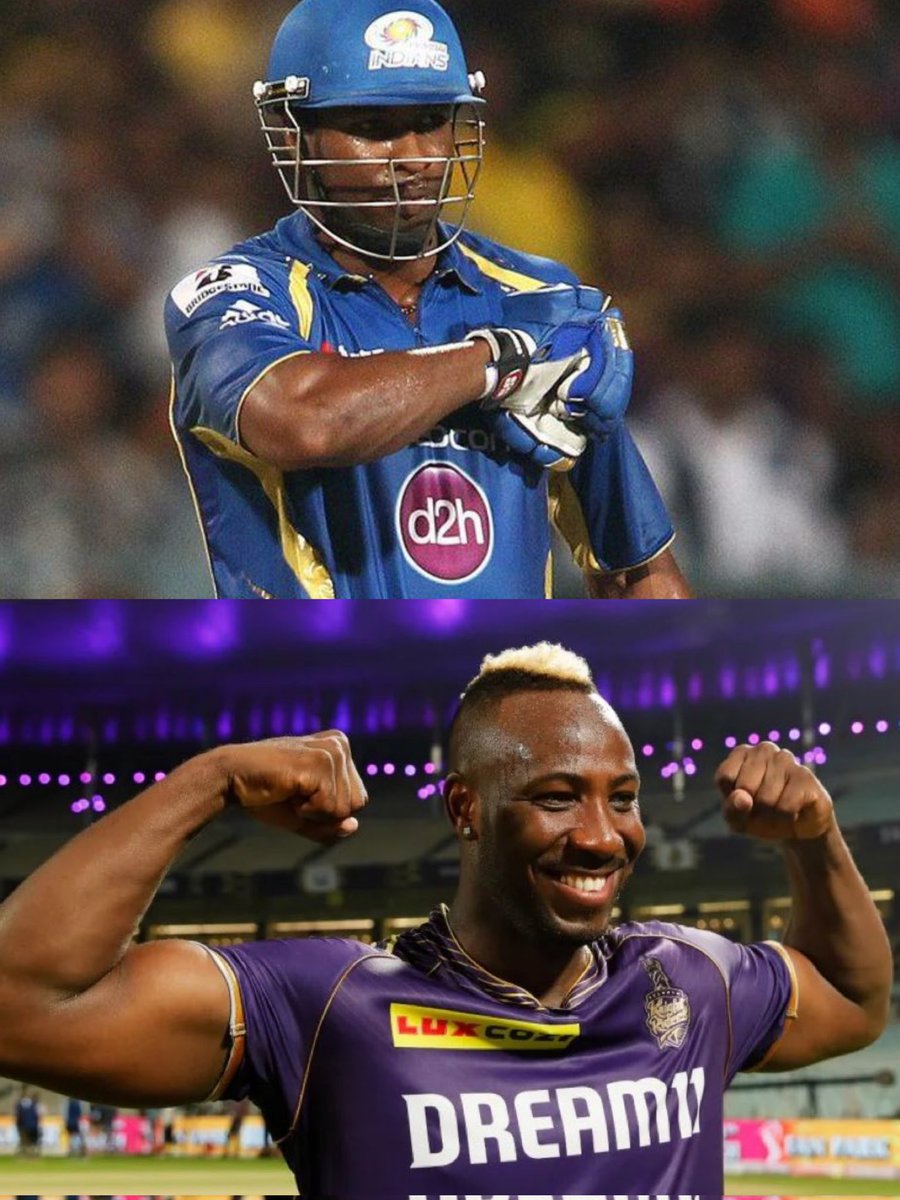LoyalSachinFan's tweet image. Andre Russell and Kieron Pollard have both dedicated their entire IPL careers to just one franchise. Forever Mumbai Indians and KKR legend.