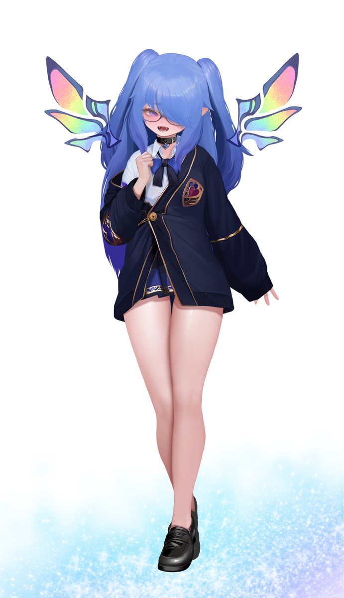 KUGAdemillus's tweet photo. Live2Dのモデリングをちょいアップデートしました٩(๑❛ᴗ❛๑)۶
絵柄というか、おもに目の描き方と塗り方を少し変えたのでそれに伴ってモデリングもアプデさせました‼️
今日の配信から変わるよ･:*+.\(( °ω° ))/.:+

変更点
髪型の調整
目のモデリングを一か���新規造形
リアルタイムの目の表現を強化 https://t.co/LPisPxKdHm