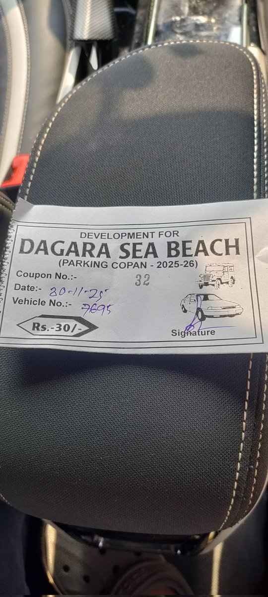 Parking fees collected without having a designated parking area in #dagara #beach. #Baliapal locals are forced to pay. <a href="/DBalasore/">Collector & DM Balasore</a> Sir pls look into this matter.This is fraud in the name of development🙏 <a href="/PravatiPOdisha/">Pravati Parida</a> <a href="/CMO_Odisha/">CMO Odisha</a> <a href="/odisha_tourism/">Odisha Tourism</a> <a href="/pcsarangi/">Pratap Chandra Sarangi</a> <a href="/SecyChief/">ChiefSecyOdisha</a> FYI 🙏