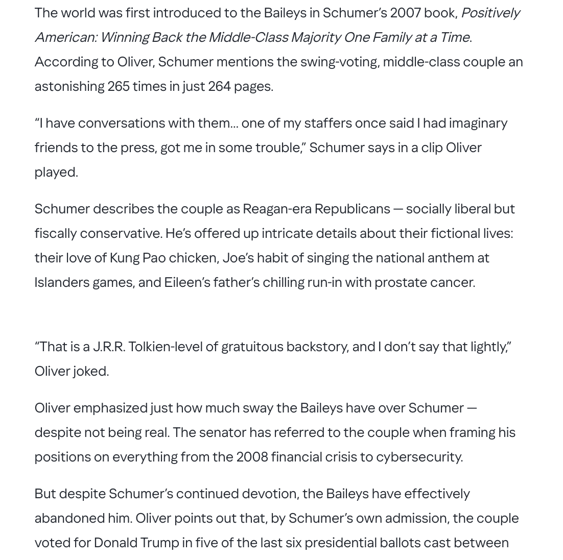 Me recuerda a Schumer. ¿Es habitual que los judíos influyentes creen amigos gentiles imaginarios, desarrollen intrincada