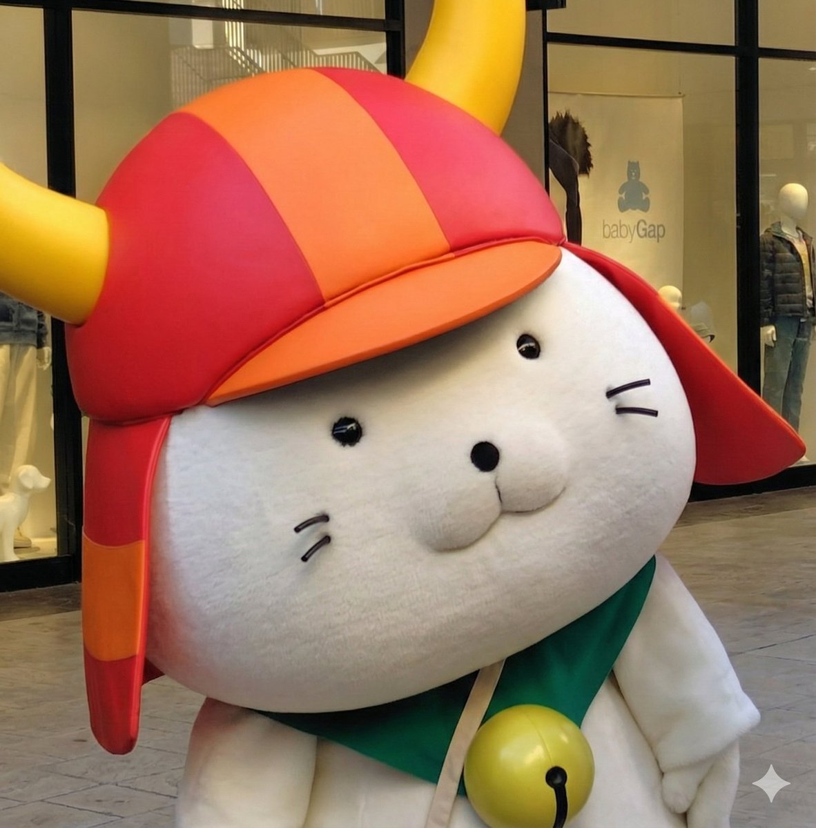 この「ん？」みたいな 角度のお顔、大好きー🩷 #ひこにゃん 三井