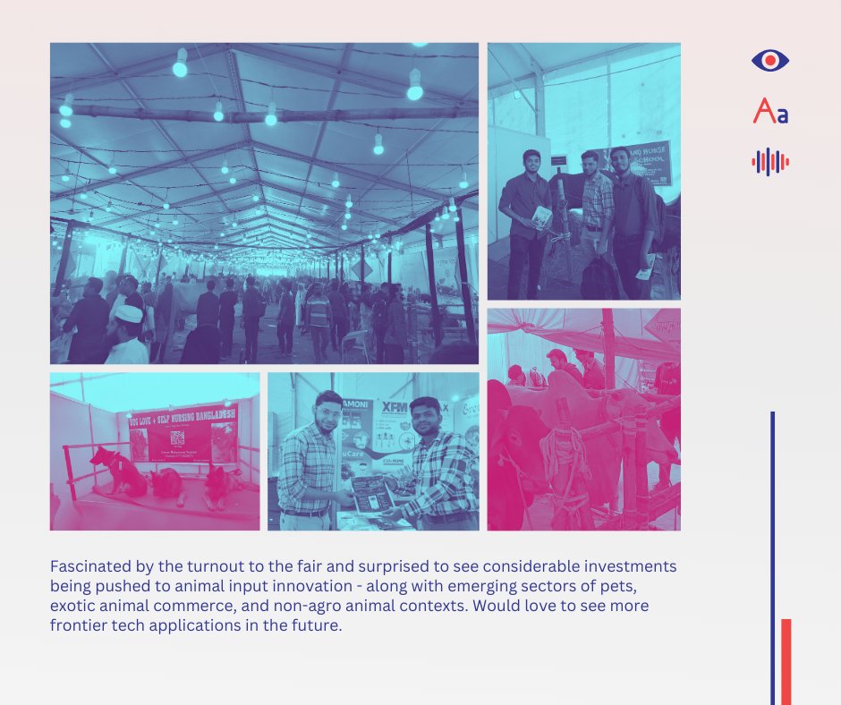 AcmeAIx's tweet photo. Incredible time at the #NationalAnimalExhibition2025! 
Witnessed massive momentum in animal care - marking #Bangladesh as fertile ground for innovation! @AcmeAIx is invested in pioneering AI models for animal management, having already set a global standard in livestock. https://t.co/hDTXFe05AA