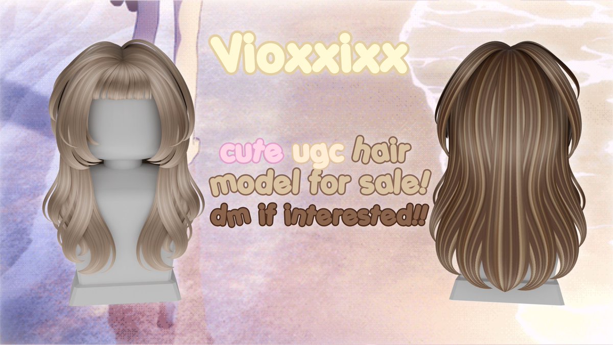 lowerense's tweet image. selling hair for 80$( paypal ) or 23k robux!!  +20 recolors     

                dm me if interested  !!  

#Roblox #RobloxUGC #ugc #UGC #ugccommunity #UGCcreator #RobloxDev #robloxart #robloxugcconcept