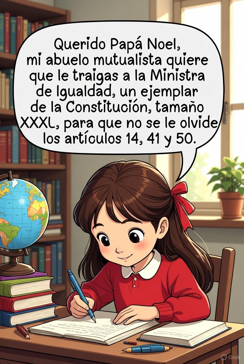 No hay nada mejor,que una lectura de la Constitución, cuando se está en el poder y se olvida el contenido de algunos artículos, si se tiene que resolver un error del Estado, como sacar a los mutualistas de las fallidas mutualidades y llevarlos TODOS al reta,Ministra  <a href="/SaizElma/">Elma Saiz</a>.