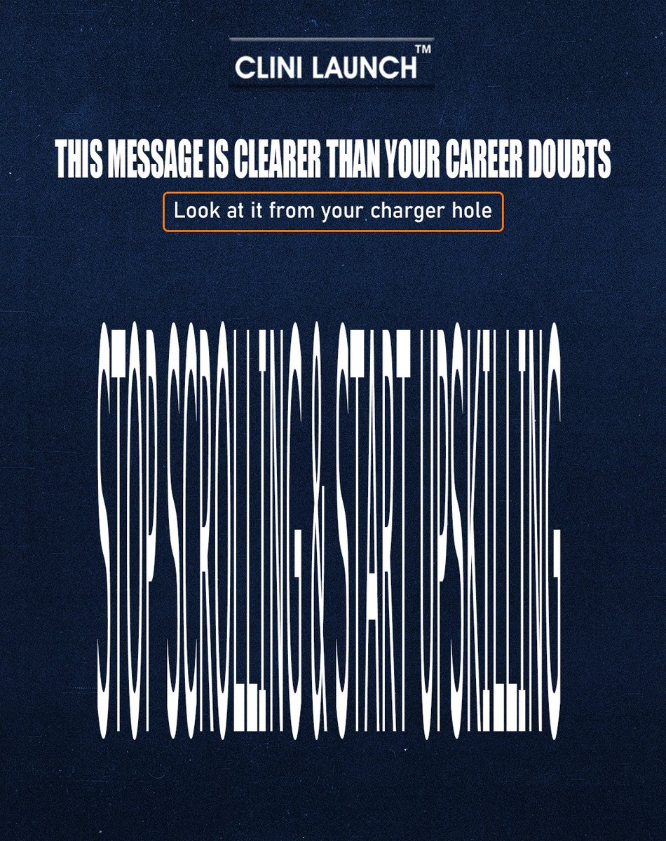 clinilaunch's tweet image. If you rotated your phone for this… good.
That’s the same dedication you need to start a new career.

Stop scrolling. Start upskilling with CLRI.

📞 +91 91487 11600
🌐 clinilaunchresearch.in

#CliniLaunch #CLRI #ClinicalResearch #Pharmacovigilance #CDM #MedicalCoding
