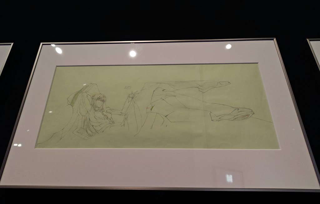 新劇場版以降はデジタルなので当然セル画は存在しないんですが原画は手